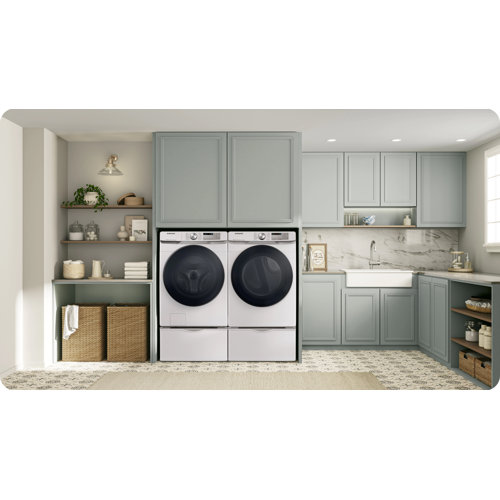 Samsung Washer & Dryer Set with Stackable Front Load Washer and